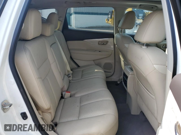 2017 Nissan Murano SL z VIN 5N1AZ2MH7HN181226, wystawiony jako Copart lot #59094235 z przebiegiem 61 851 mil mil oraz Szkoda całkowita • Salvage title. Historia ofert i sprzedaży dostępna na DreamBid. Obrazek 10.