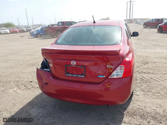 2014 Nissan Versa SV with VIN 3N1CN7AP7EL877133, listed as a IAAI auction lot 41841591 with 85,370 mi miles. Bid and sale history available at carsss.com. Image 16.