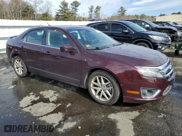 2012 Ford Fusion SEL with VIN 3FAHP0JA1CR424786, listed as a Copart auction lot 46674425 with 103,160 mi miles and Salvage Title. Bid and sale history available at DreamBid. Image 4.