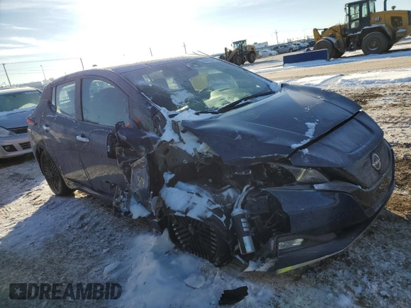 2025 Nissan LEAF SV Plus with VIN 1N4CZ1CV8SC559142, listed as a Copart auction lot 89408495 with 2,213 mi miles and Salvage Title. Bid and sale history available at carsss.com. Image 4.