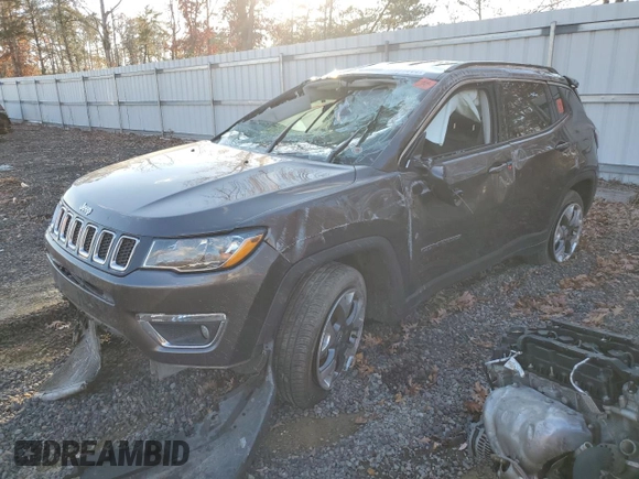 2021 Jeep Compass Limited with VIN 3C4NJCCB8MT531411, listed as a Copart auction lot 79901444 with Not Provided miles and Salvage Title. Bid and sale history available at carsss.com. Image 1.