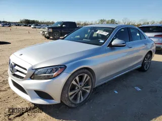 2021 Mercedes-Benz C 300 with VIN W1KWF8DB0MR612936, listed as a Copart auction lot 88154175 with 56,286 mi miles and Salvage Title. Bid and sale history available at carsss.com. Image 1.