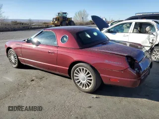 2004 Ford Thunderbird Deluxe with VIN 1FAHP60A54Y102174, listed as a Copart auction lot 47408125 with 16,517 mi miles and Salvage Title. Bid and sale history available at carsss.com. Image 2.