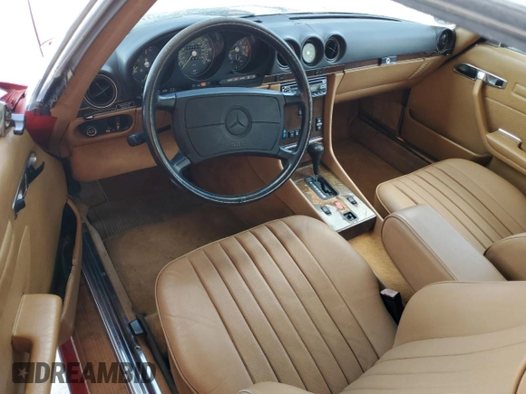 1987 Mercedes-Benz 560 Series 560SL with VIN WDBBA48D8HA056549, listed as a Copart auction lot 54720495 with 157,724 mi miles and Clean Title. Bid and sale history available at carsss.com. Image 8.