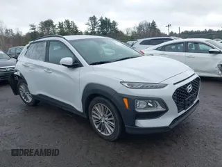 2020 Hyundai Kona SEL with VIN KM8K2CAA4LU498367, listed as a IAAI auction lot 41950469 with 55,632 mi miles and . Bid and sale history available at DreamBid. Image 1.
