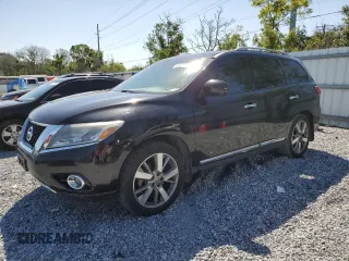 2013 Nissan Pathfinder SV with VIN 5N1AR2MN0DC607365, listed as a Copart auction lot 53141665 with 168,175 mi miles and Salvage Title. Bid and sale history available at carsss.com. Image 1.