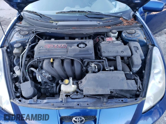 2001 Toyota Celica GT z VIN JTDDR32T510071647, wystawiony jako Copart lot #44465265 z przebiegiem 237 444 mil mil oraz Czysty tytuł • Clean title. Historia ofert i sprzedaży dostępna na DreamBid. Obrazek 11.