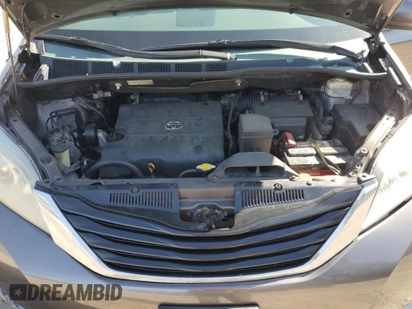 2012 Toyota Sienna LE with VIN 5TDJK3DC6CS045983, listed as a Copart auction lot 48416575 with 266,624 mi miles and Clean Title. Bid and sale history available at carsss.com. Image 12.