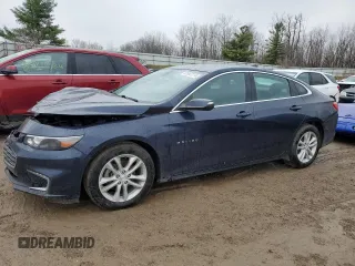 2018 Chevrolet Malibu LT with VIN 1G1ZD5ST2JF256762, listed as a Copart auction lot 81047274 with 134,345 mi miles and Salvage Title. Bid and sale history available at DreamBid. Image 1.
