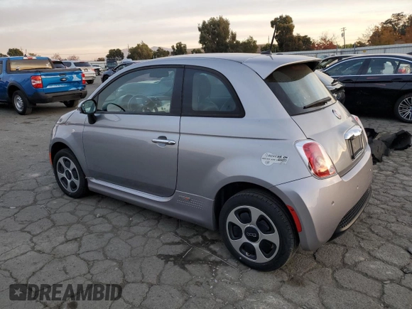 2015 FIAT 500e with VIN 3C3CFFGE4FT672708, listed as a Copart auction lot 80794154 with 75,350 mi miles and Clean Title. Bid and sale history available at carsss.com. Image 2.