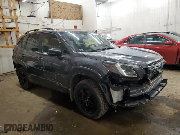 2023 Subaru Forester Wilderness with VIN JF2SKAMC3PH506139, listed as a Copart auction lot 50698755 with 44,236 mi miles and Salvage Title. Bid and sale history available at carsss.com. Image 4.