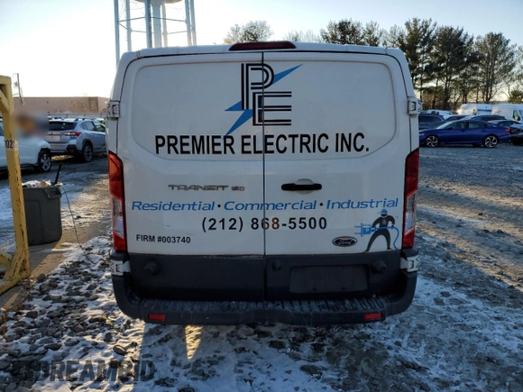 2015 Ford Transit with VIN 1FTNE2YM0FKA31837, listed as a Copart auction lot 87215754 with 130,289 mi miles and Salvage Title. Bid and sale history available at DreamBid. Image 6.