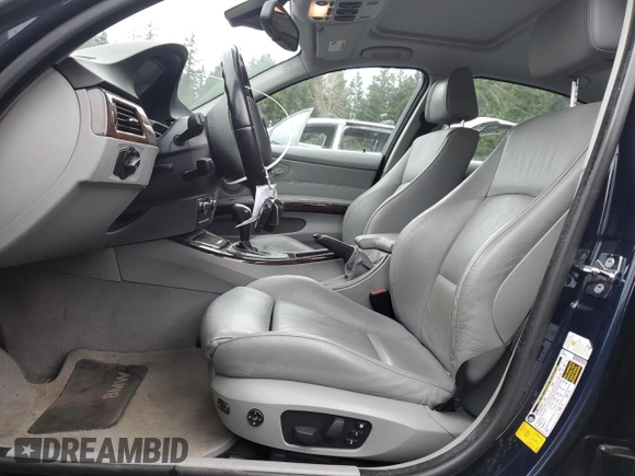 2007 BMW 3 Series 328i with VIN WBAVC53557FZ78645, listed as a Copart auction lot 48451255 with 144,489 mi miles and Salvage Title. Bid and sale history available at carsss.com. Image 7.