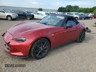2017 Mazda MX-5 Miata Club with VIN JM1NDAC70H0121941, listed as a Copart auction lot 62991875 with 75,940 mi miles and Clean title. Bid and sale history available at DreamBid. Image 1.