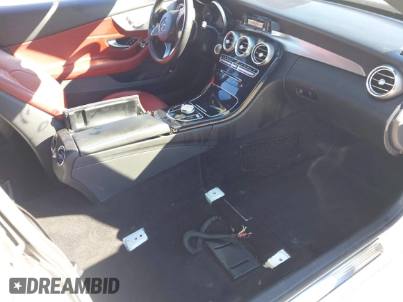 2017 Mercedes-Benz C 300 with VIN WDDWJ4JB4HF497888, listed as a IAAI auction lot 41273555 with 67,826 mi miles and . Bid and sale history available at carsss.com. Image 5.