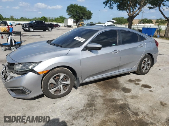 2019 Honda Civic LX with VIN 2HGFC2F69KH567767, listed as a Copart auction lot 52069575 with 102,259 mi miles and Non Repairable. Bid and sale history available at DreamBid. Image 1.
