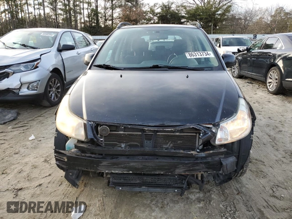 2010 Suzuki SX4 with VIN JS2YA5A30A6300308, listed as a Copart auction lot 86313734 with 182,581 mi miles and Salvage Title. Bid and sale history available at carsss.com. Image 5.