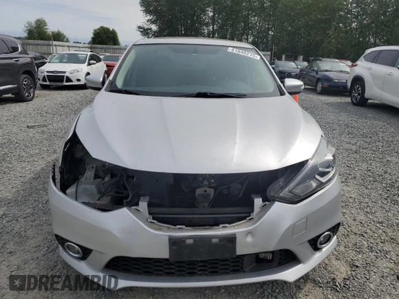2017 Nissan Sentra S with VIN 3N1AB7AP2HY328835, listed as a Copart auction lot 61846215 with 133,457 mi miles and Salvage title. Bid and sale history available at DreamBid. Image 5.