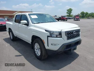 2022 Nissan Frontier SV z VIN 1N6ED1EJXNN693314, wystawiony jako IAAI lot #42322104 z przebiegiem 52 565 mil mil oraz . Historia ofert i sprzedaży dostępna na DreamBid. Obrazek 1.
