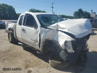 2007 Chevrolet Silverado 1500 Work Truck with VIN 2GCEC19C571681805, listed as a Copart auction lot 58482124 with 0 mi miles and Salvage Title. Bid and sale history available at carsss.com. Image 4.