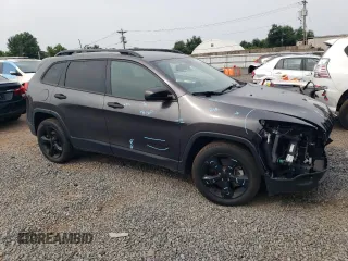 2017 Jeep Cherokee Sport with VIN 1C4PJLAS2HW652382, listed as a Copart auction lot 63910224 with 80,855 mi miles and Salvage title. Bid and sale history available at DreamBid. Image 4.