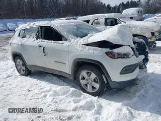 2022 Jeep Compass Altitude with VIN 3C4NJDBB0NT133506, listed as a IAAI auction lot 41540936 with 78,277 mi miles and . Bid and sale history available at carsss.com. Image 1.