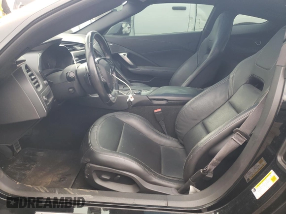 2016 Chevrolet Corvette 1LT with VIN 1G1YB2D76G5107768, listed as a Copart auction lot 80217064 with 36,688 mi miles and Salvage Title. Bid and sale history available at carsss.com. Image 7.