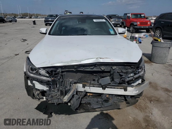 2015 Hyundai Genesis 3.8L with VIN KMHGN4JE2FU097748, listed as a Copart auction lot 48990985 with 122,687 mi miles and Salvage Title. Bid and sale history available at carsss.com. Image 5.