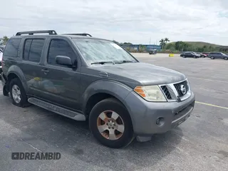 2008 Nissan Pathfinder SE with VIN 5N1AR18U68C612555, listed as a IAAI auction lot 41778157 with 160,510 mi miles. Bid and sale history available at carsss.com. Image 1.