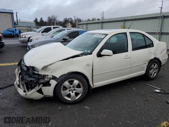 2003 Volkswagen Jetta Sedan GLS with VIN 3VWSK69M23M100840, listed as a Copart auction lot 85285434 with 0 mi miles and Salvage Title. Bid and sale history available at carsss.com. Image 1.