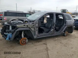 2021 Jeep Grand Cherokee Overland with VIN 1C4RJFCG3MC669495, listed as a Copart auction lot 52373605 with Not provided miles and Non repairable. Bid and sale history available at DreamBid. Image 1.