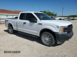 2018 Ford F-150 XL with VIN 1FTFX1E52JKE93864, listed as a Copart auction lot 55618805 with 157,540 mi miles and Clean Title. Bid and sale history available at DreamBid. Image 4.