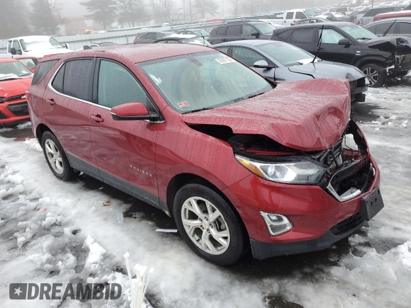 2018 Chevrolet Equinox LT with VIN 2GNAXTEX8J6189035, listed as a Copart auction lot 43597135 with 48,804 mi miles and Salvage Title. Bid and sale history available at carsss.com. Image 4.