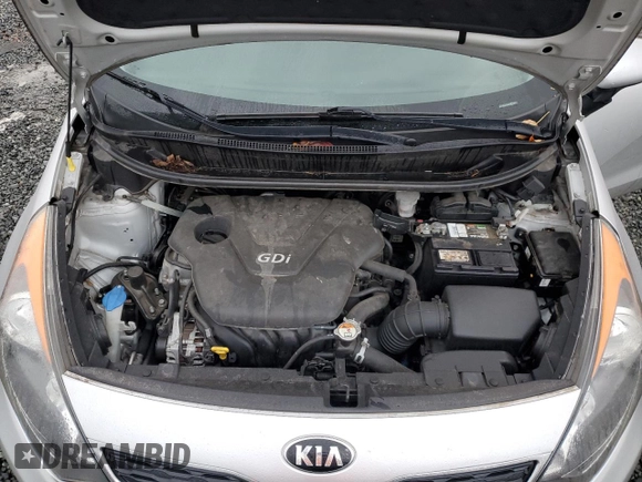 2014 Kia Rio EX with VIN KNADN5A35E6417270, listed as a Copart auction lot 80914984 with 53,932 mi miles and Salvage Title. Bid and sale history available at carsss.com. Image 12.