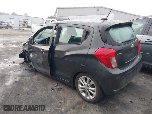 2022 Chevrolet Spark 1LT with VIN KL8CD6SA4NC017327, listed as a IAAI auction lot 41105878 with 82,210 mi miles. Bid and sale history available at carsss.com. Image 3.