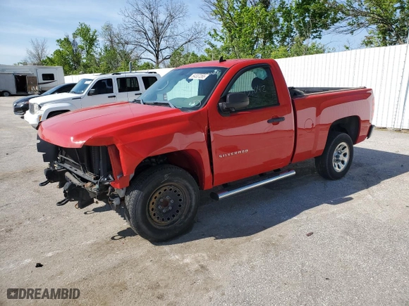 2011 Chevrolet Silverado 1500 Work Truck with VIN 1GCNCPEX1BZ287925, listed as a Copart auction lot 54337265 with 134,104 mi miles and Salvage Title. Bid and sale history available at carsss.com. Image 1.
