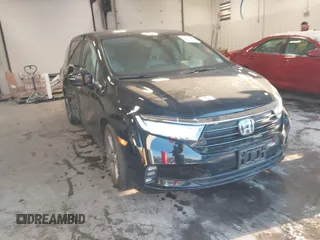 2022 Honda Odyssey EX with VIN 5FNRL6H50NB035132, listed as a IAAI auction lot 41367685 with 26,011 mi miles and . Bid and sale history available at DreamBid. Image 1.