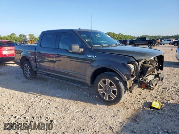 2016 Ford F-150 XL with VIN 1FTEW1CG0GKD29282, listed as a Copart auction lot 62120825 with 128,141 mi miles and Salvage title. Bid and sale history available at DreamBid. Image 4.