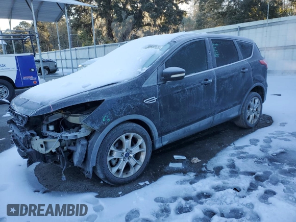 2013 Ford Escape SEL with VIN 1FMCU0H99DUC56734, listed as a Copart auction lot 89283365 with 132,212 mi miles and Salvage Title. Bid and sale history available at carsss.com. Image 1.