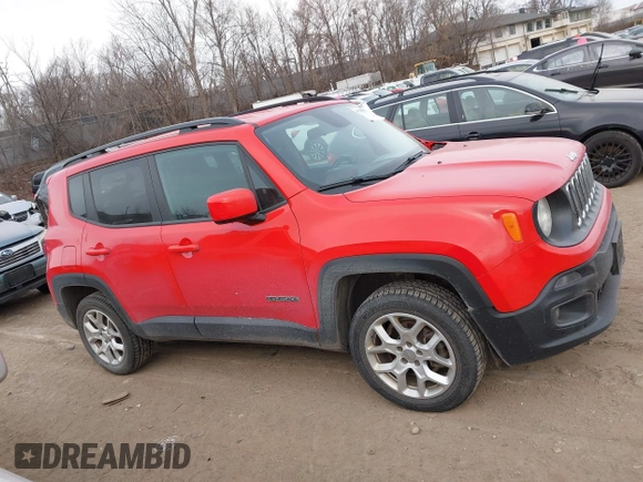 2015 Jeep Renegade Latitude with VIN ZACCJBBTXFPB79986, listed as a IAAI auction lot 41258911 with 108,104 mi miles and . Bid and sale history available at carsss.com. Image 12.