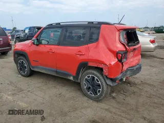 2015 Jeep Renegade Trailhawk with VIN ZACCJBCT5FPB27437, listed as a Copart auction lot 64031865 with 106,479 mi miles and Clean title. Bid and sale history available at DreamBid. Image 2.