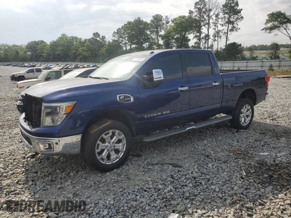 2016 Nissan Titan SV with VIN 1N6BA1F22GN502023, listed as a Copart auction lot 54118535 with 155,760 mi miles and Salvage title. Bid and sale history available at DreamBid. Image 1.