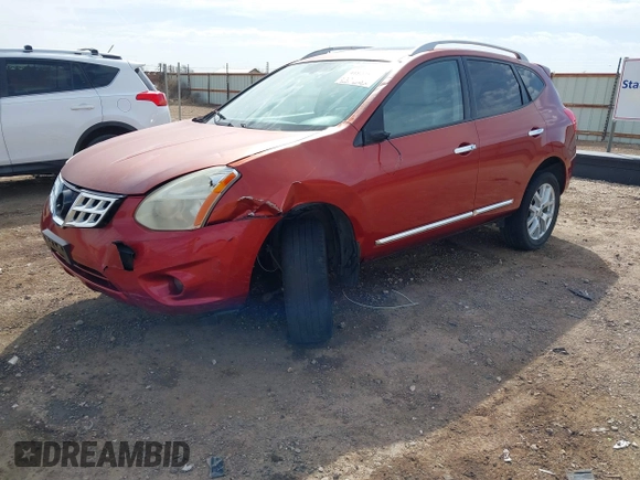 2012 Nissan Rogue S with VIN JN8AS5MT2CW267825, listed as a IAAI auction lot 41822891 with 128,407 mi miles. Bid and sale history available at carsss.com. Image 17.