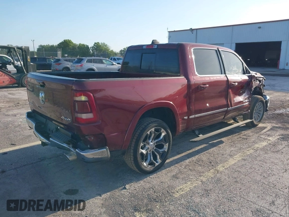 2023 Ram 1500 Limited with VIN 1C6SRFHT7PN541034, listed as a IAAI auction lot 41901301 with 44,190 mi miles and . Bid and sale history available at DreamBid. Image 4.