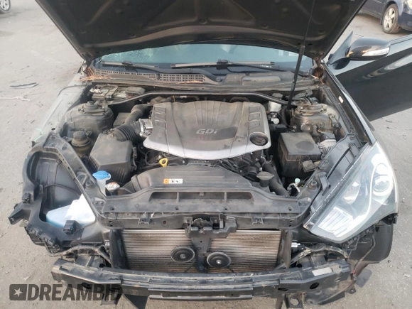2016 Hyundai Genesis Coupe 3.8L Base with VIN KMHHT6KJ6GU137171, listed as a Copart auction lot 78154354 with 95,889 mi miles and Salvage Title. Bid and sale history available at carsss.com. Image 12.