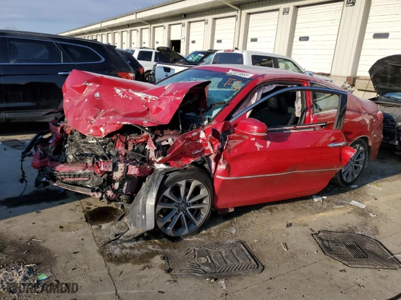 2014 Honda Accord Coupe EX-L with VIN 1HGCT2B80EA007231, listed as a Copart auction lot 48475935 with 112,538 mi miles and Salvage Title. Bid and sale history available at carsss.com. Image 1.