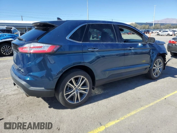 2020 Ford Edge Titanium z VIN 2FMPK4K92LBB47043, wystawiony jako Copart lot #46336085 z przebiegiem 13 733 mil mil oraz Szkoda całkowita • Salvage title. Historia ofert i sprzedaży dostępna na DreamBid. Obrazek 3.