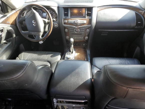2011 Infiniti QX56 7-passenger with VIN JN8AZ2NE2B9000479, listed as a Copart auction lot 49492035 with 152,852 mi miles and Salvage Title. Bid and sale history available at carsss.com. Image 8.