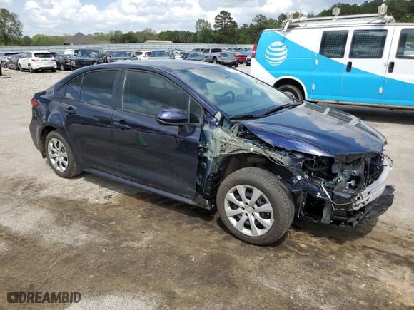 2024 Toyota Corolla LE with VIN 5YFB4MDE9RP205930, listed as a Copart auction lot 51789715 with 15,430 mi miles and Salvage Title. Bid and sale history available at carsss.com. Image 4.