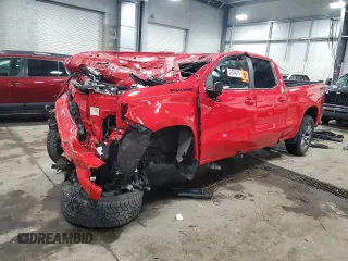 2021 Chevrolet Silverado 1500 RST with VIN 1GCUYEET1MZ132633, listed as a Copart auction lot 42804675 with 0 mi miles and Non Repairable. Bid and sale history available at carsss.com. Image 1.
